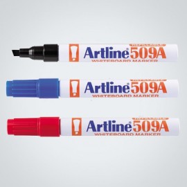 Artline 509A Whiteboard Marker Pen (Black, Blue & Red)